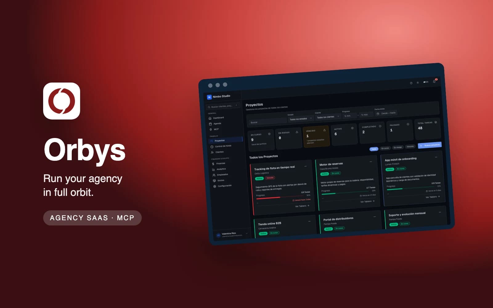 Orbys, the agency management suite